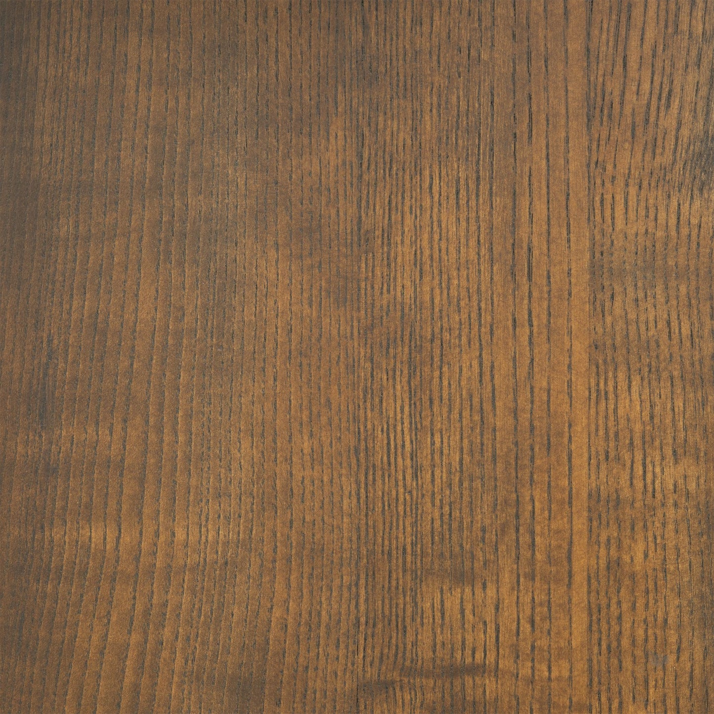 Macro shot of the walnut brown wood grain texture used in the Sadie Accent Table, showcasing its rich finish and natural appeal.
