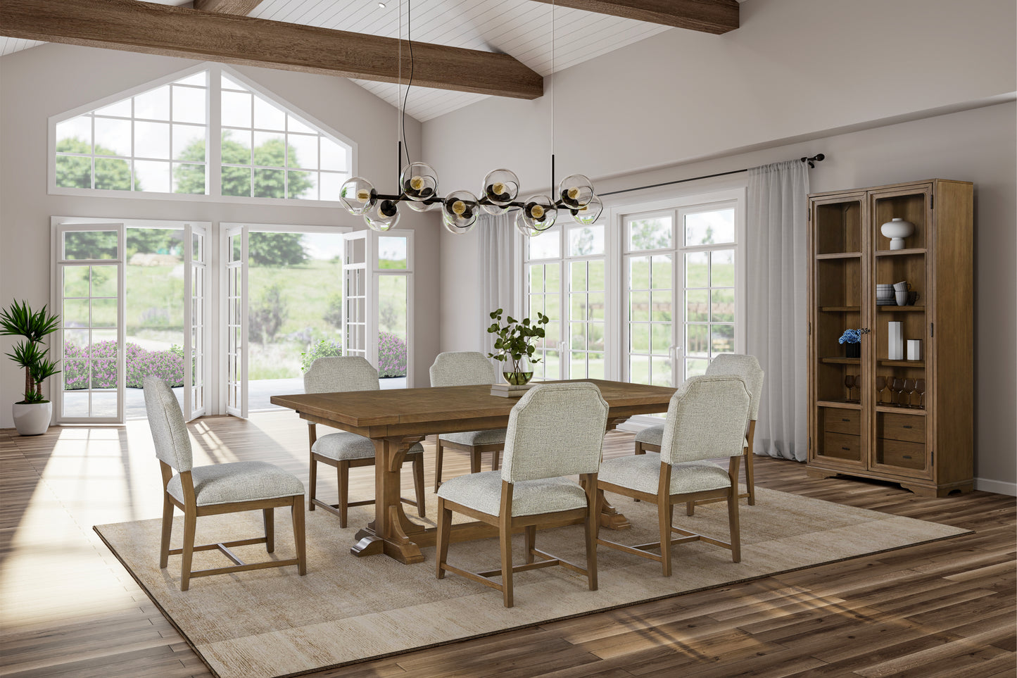 Upholstered Chair - Almond (Set of 2) Dining Chair