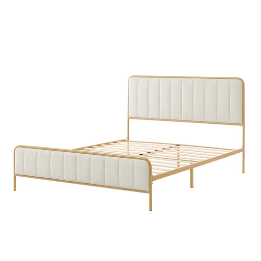 Ashley Upholstered Queen Bed Frame
