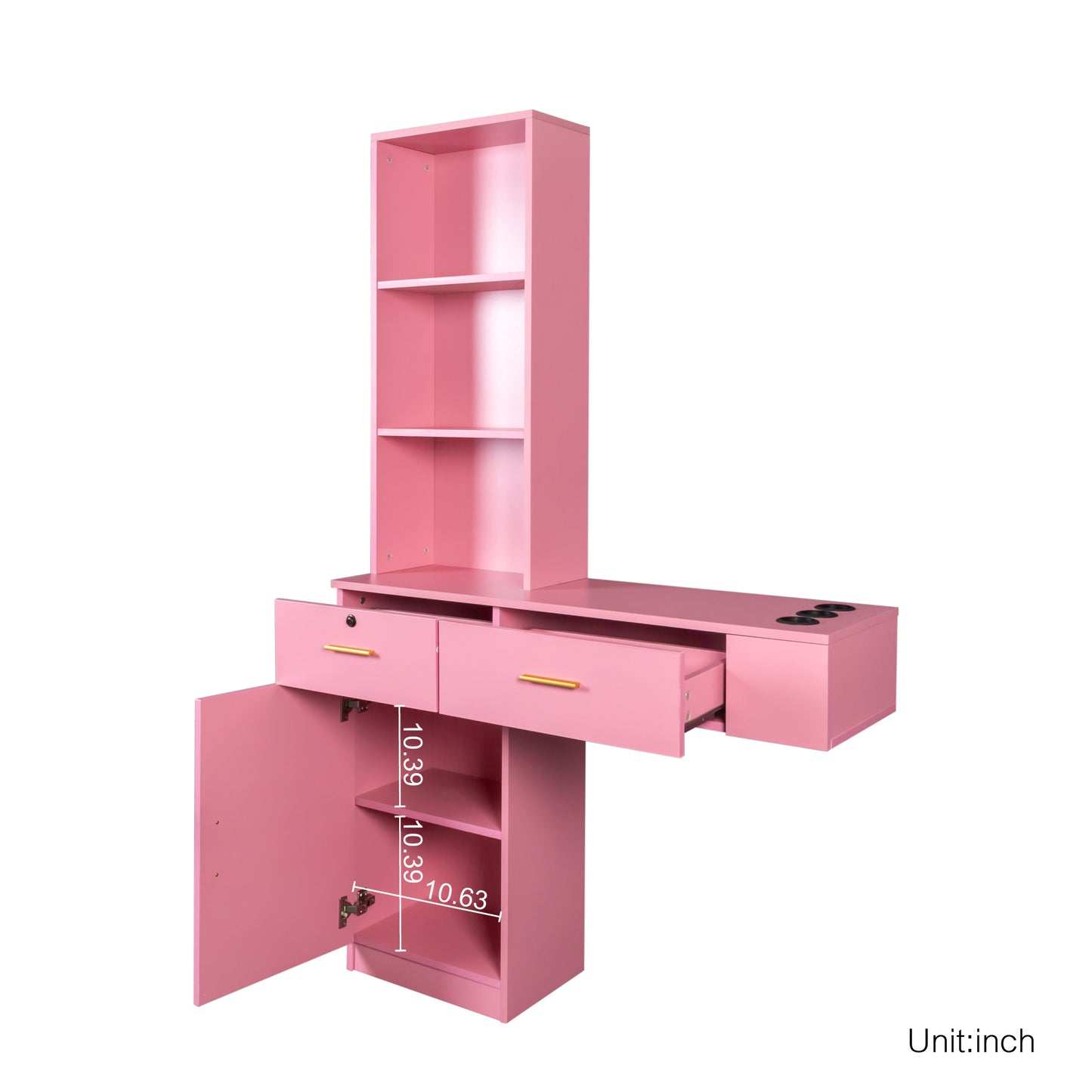 Blush Boutique Modern Work Station Desk