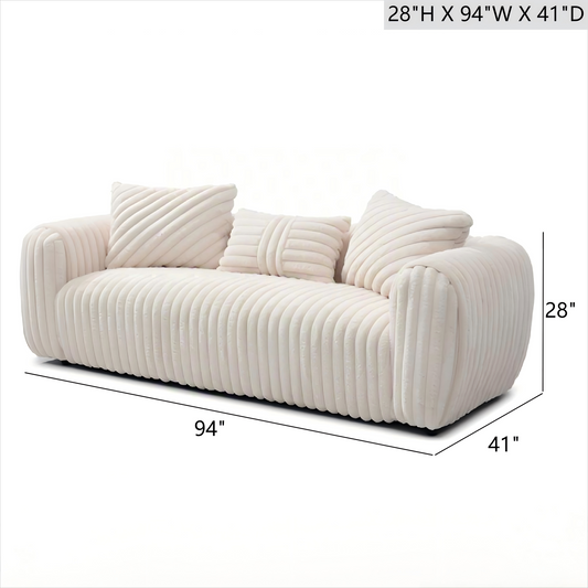 Cancun G00932A-S Sofa , White