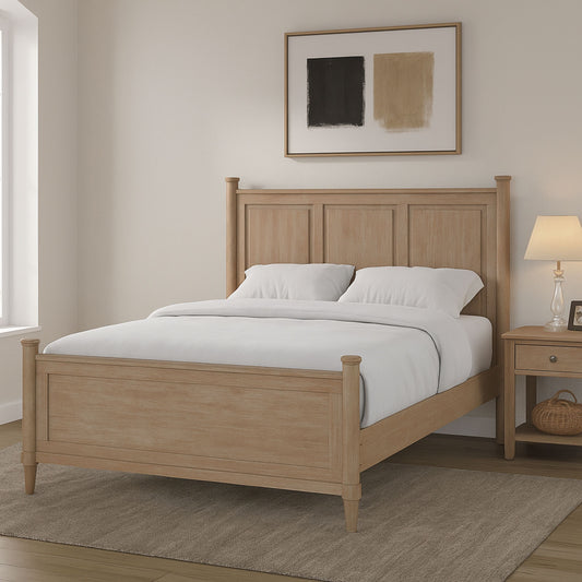 Mindi Veneer Full Bed W/O Trundle Bed Frame