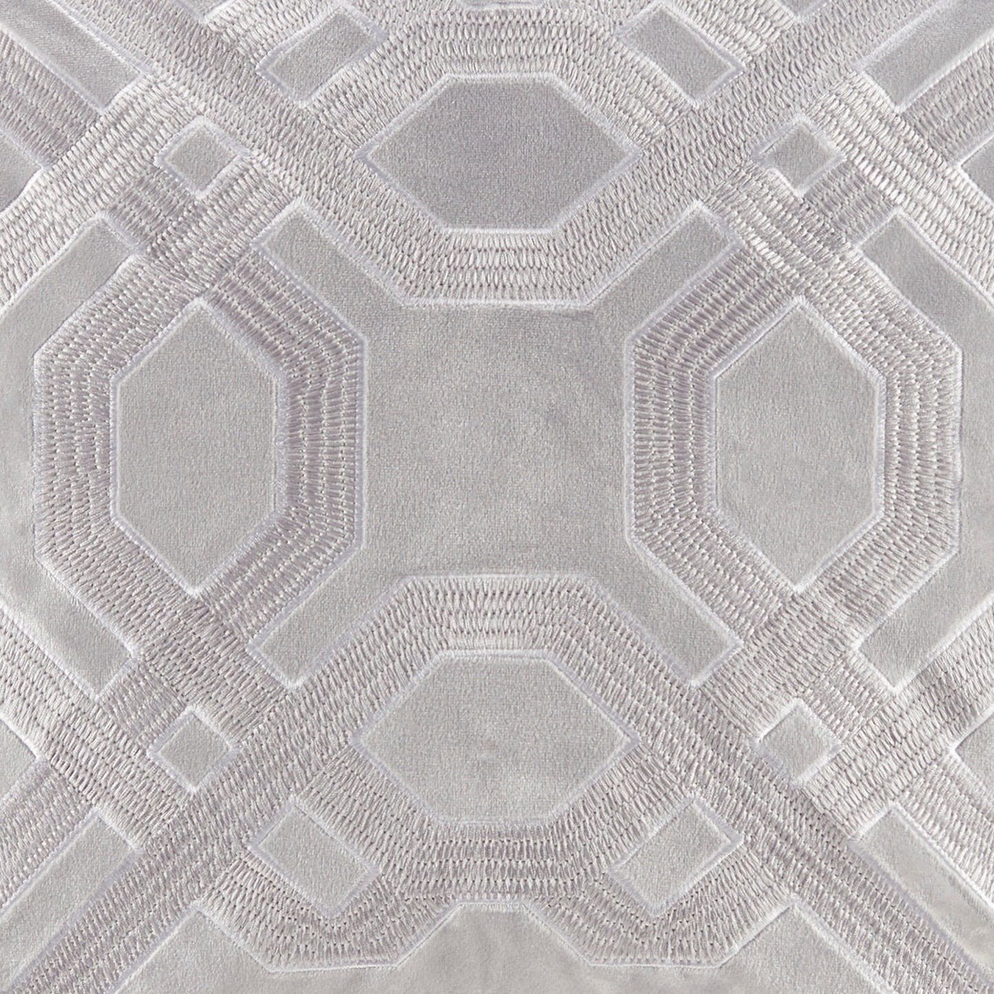 Square Decor Pillow Silver 18x18'