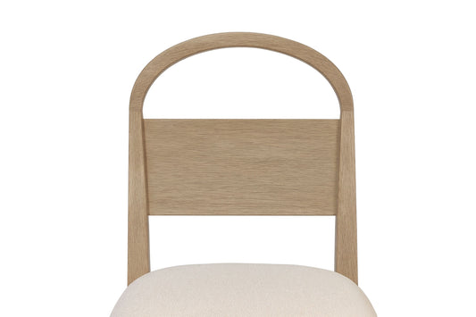 Wood Arch Back Chair - Toffee/White Sand (Set of 2) Dining Chair