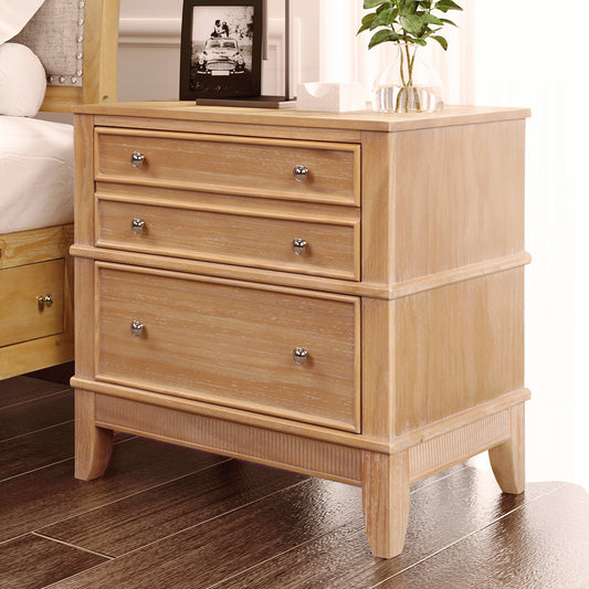 Hazel 3-Drawer Hazel 3-Drawer Side Table for Living Room, Hallway, Entryway(Old SKU:WF315640AAD)