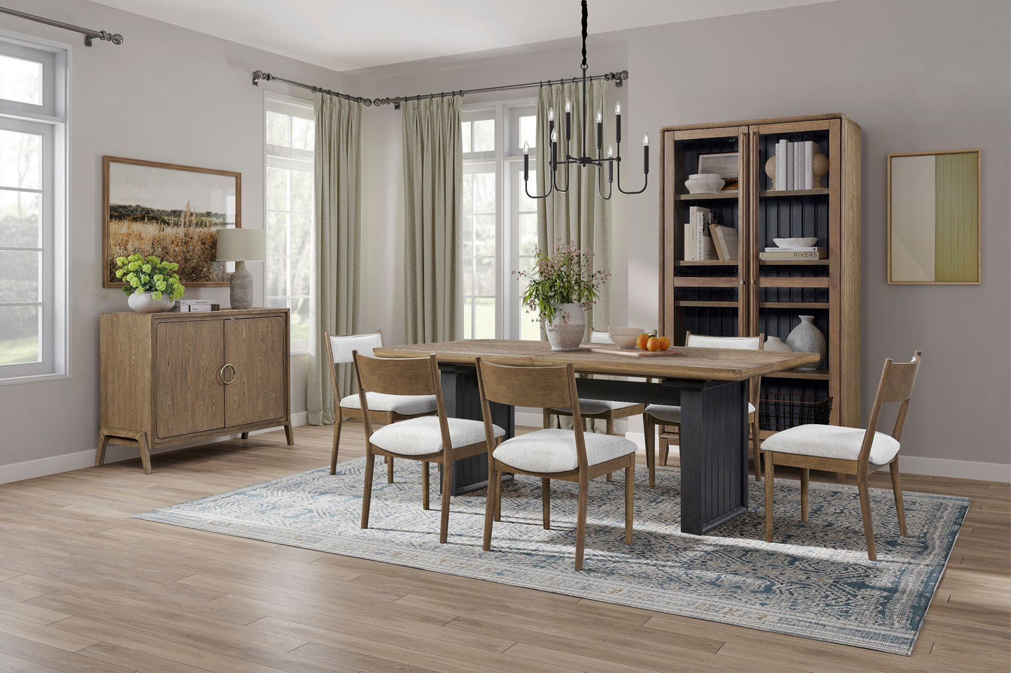 Latte Cresent Chair (Set of 2)