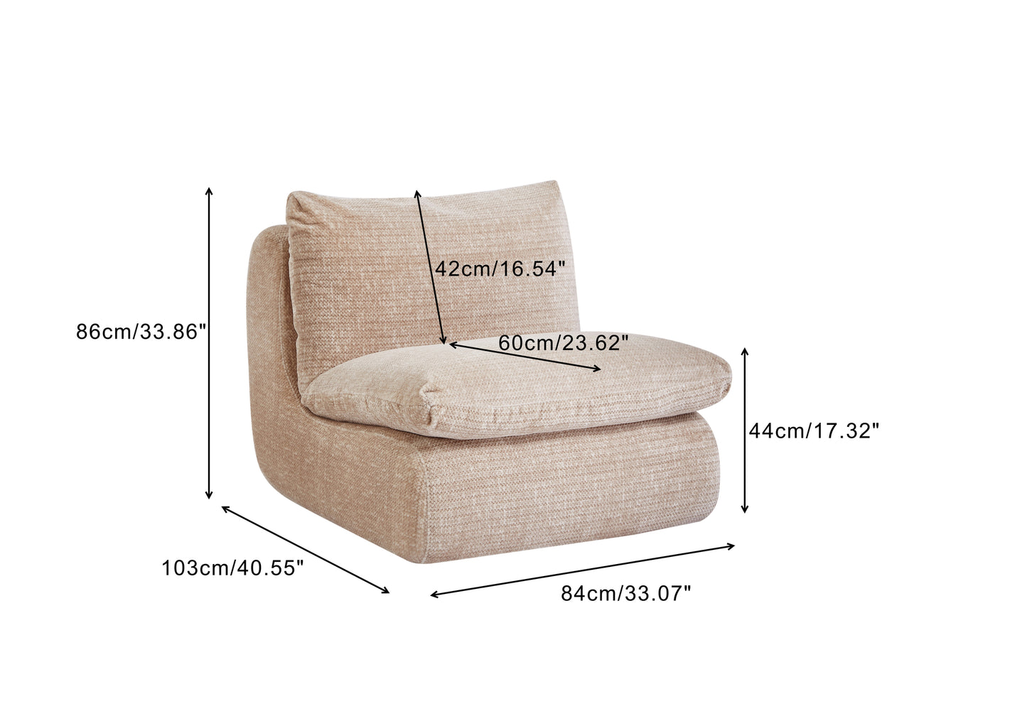 Liyasi Full Compression sofa chair