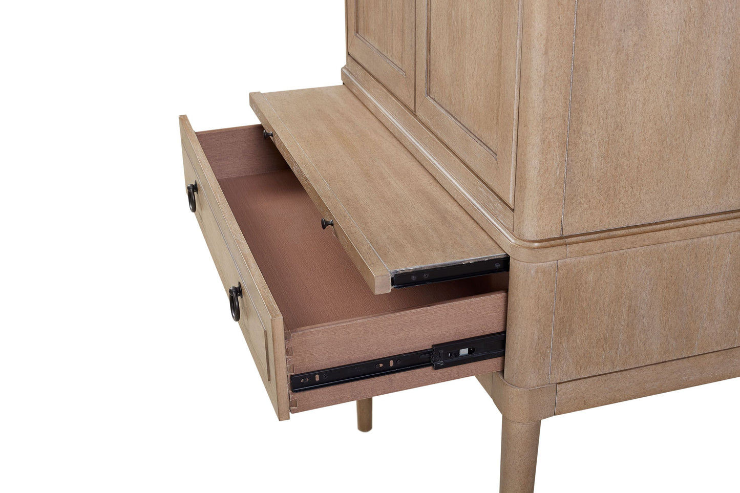 Bar Cabinet in Sand Colored Finish