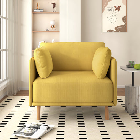 Grand Sunlit Serenity Accent Chair