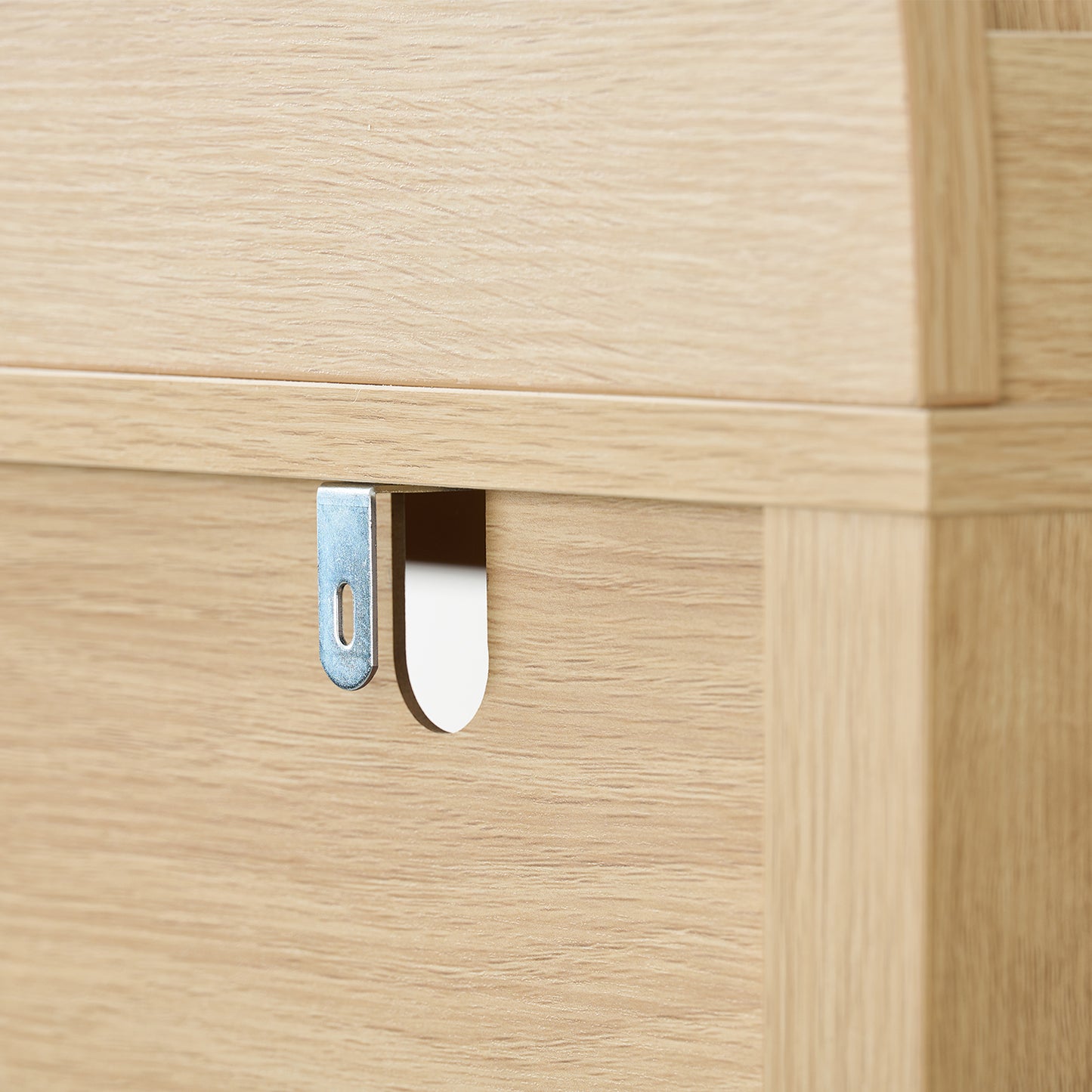 Vintage Style Dome Cabinet with High-Quality Materials and Large Storage Space in Natural Finish