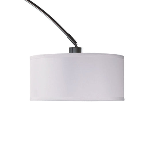 81H WHITE SINGLE ARCH WITH MARBLE BASE FLOOR LAMP (1PC/CTN) (2.75/46.20)