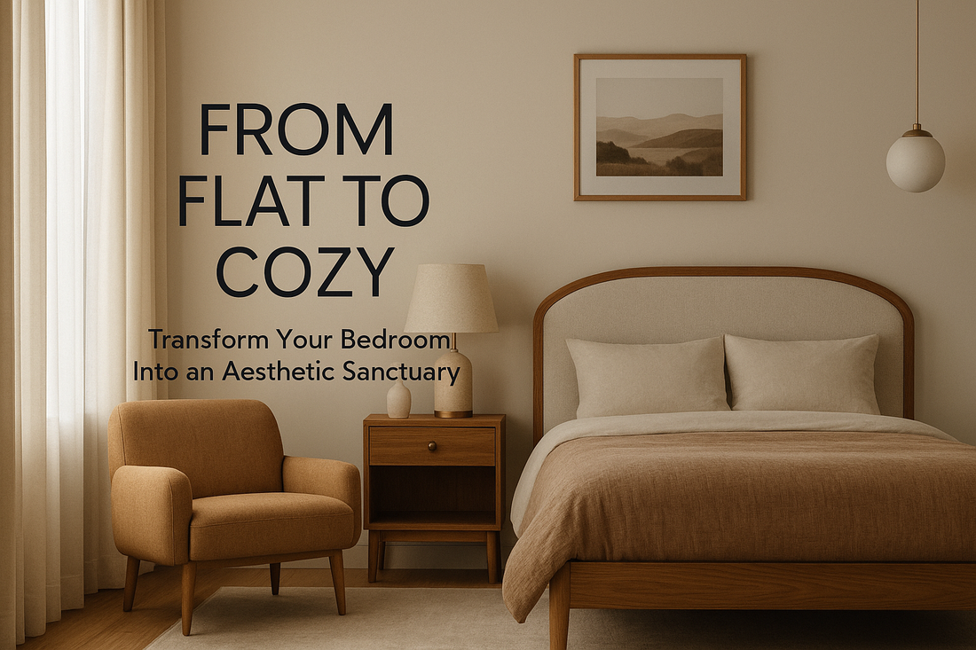 From Flat to Cozy: Transform Your Bedroom Into an Aesthetic Sanctuary