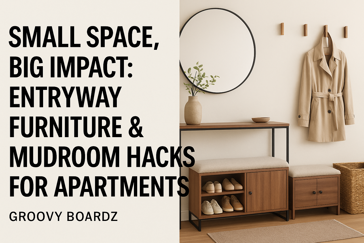 Small Space, Big Impact: Entryway Furniture & Mudroom Hacks for Apartments