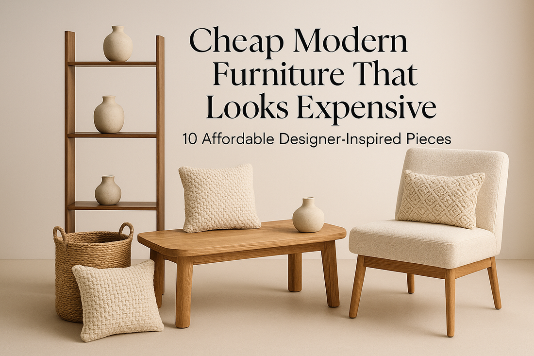 Cheap Modern Furniture That Looks Expensive: 10 Designer-Inspired Pieces (That Are Actually Affordable).