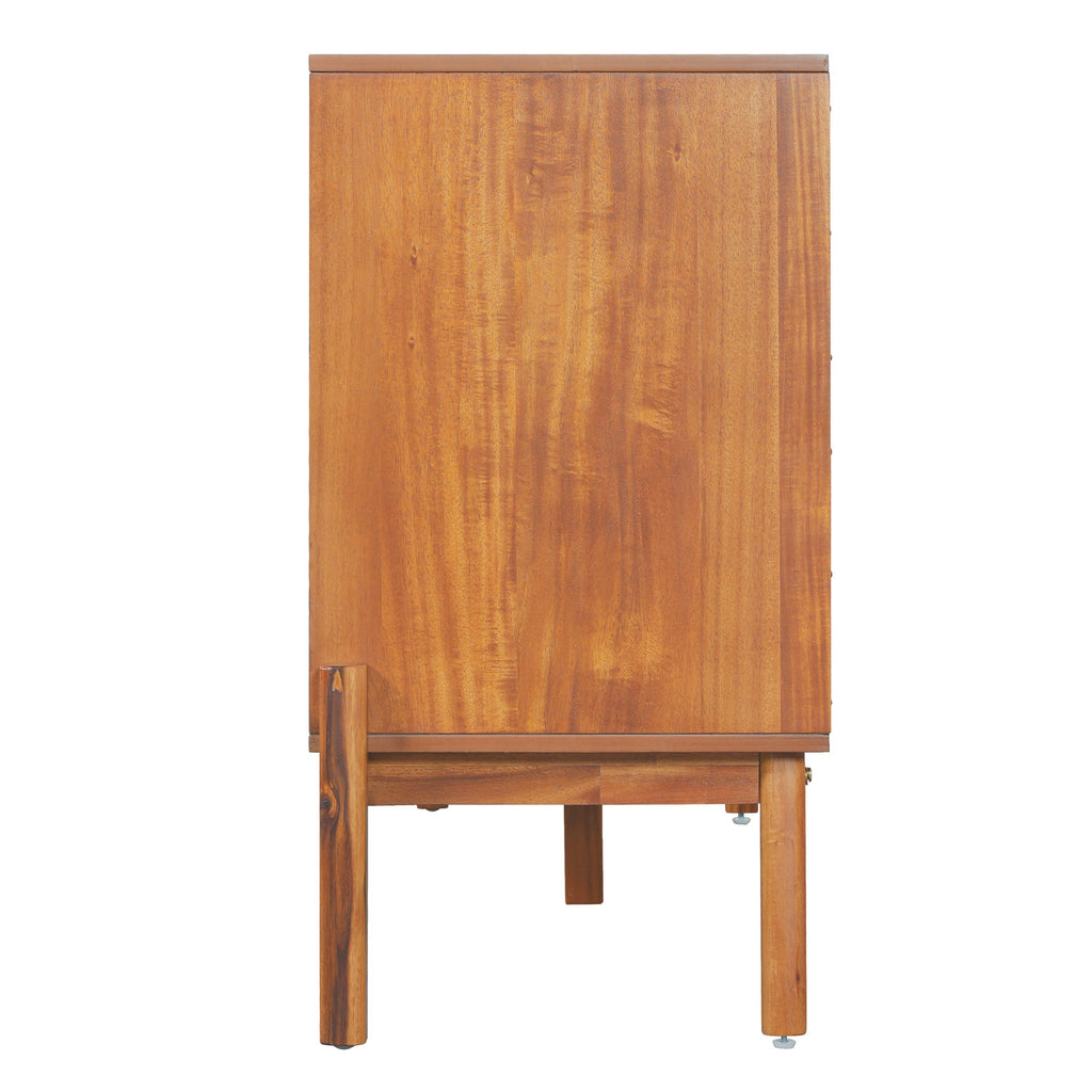 Acacia Wood Sideboard Cabinet for Dining or Living Room.