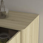 Wood Modern Buffet Cabinet - Elegant Storage Solution.
