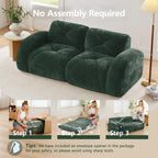 Modern Green Sofa Set for Living Room - 2 Piece Couch.