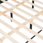 Solid Wood Queen Bed with Heavy Duty Support.