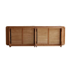Elegant Solid Wood Sofa with Storage and Removable Cushions.