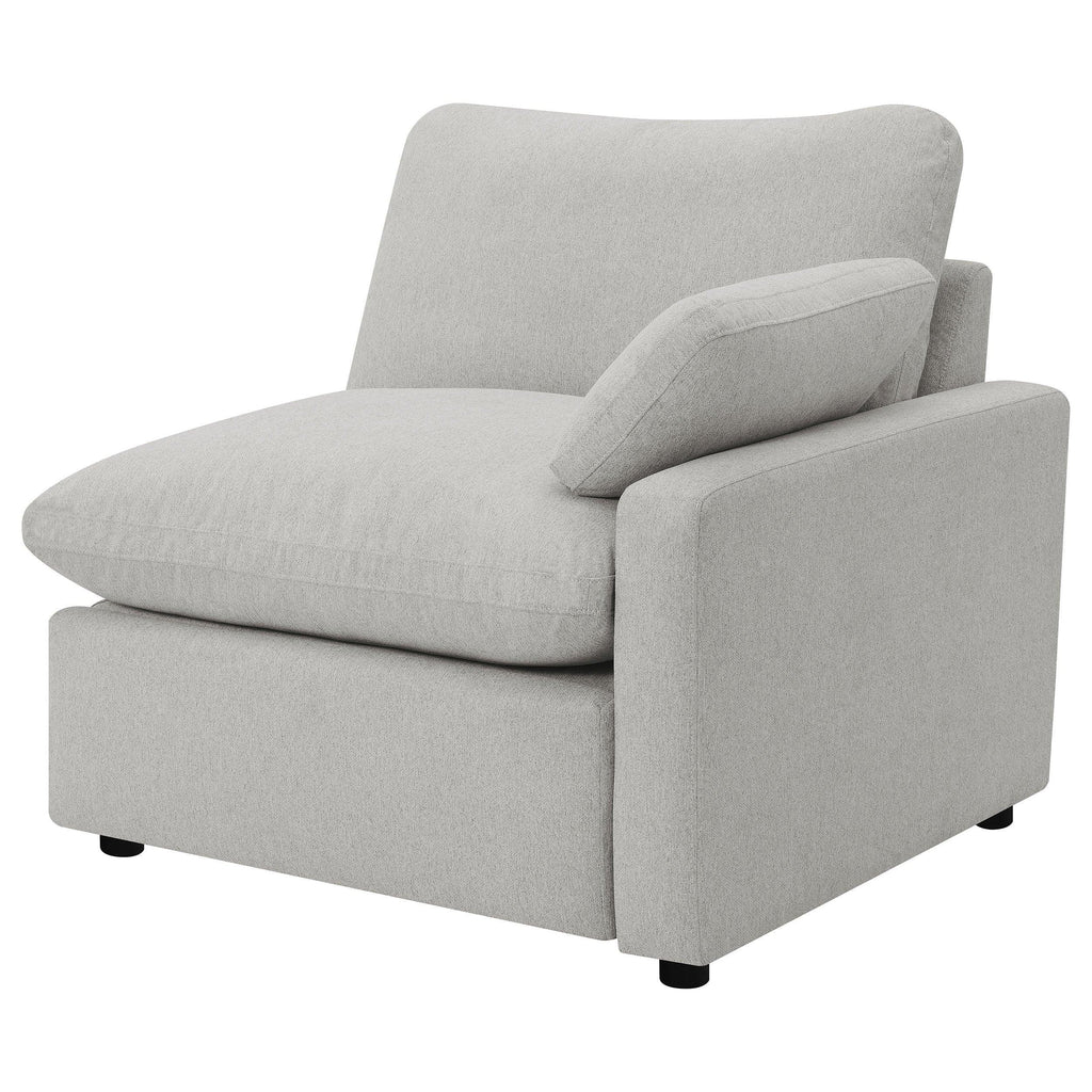 Hollander Grey Power Reclining Sofa with Comfort Features.