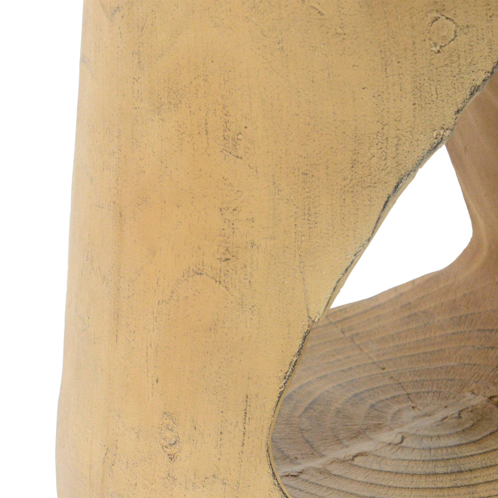 MGO Side Table - Unique Wood Texture.