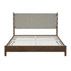 Queen Rubber Wood Bed Frame with Headboard.