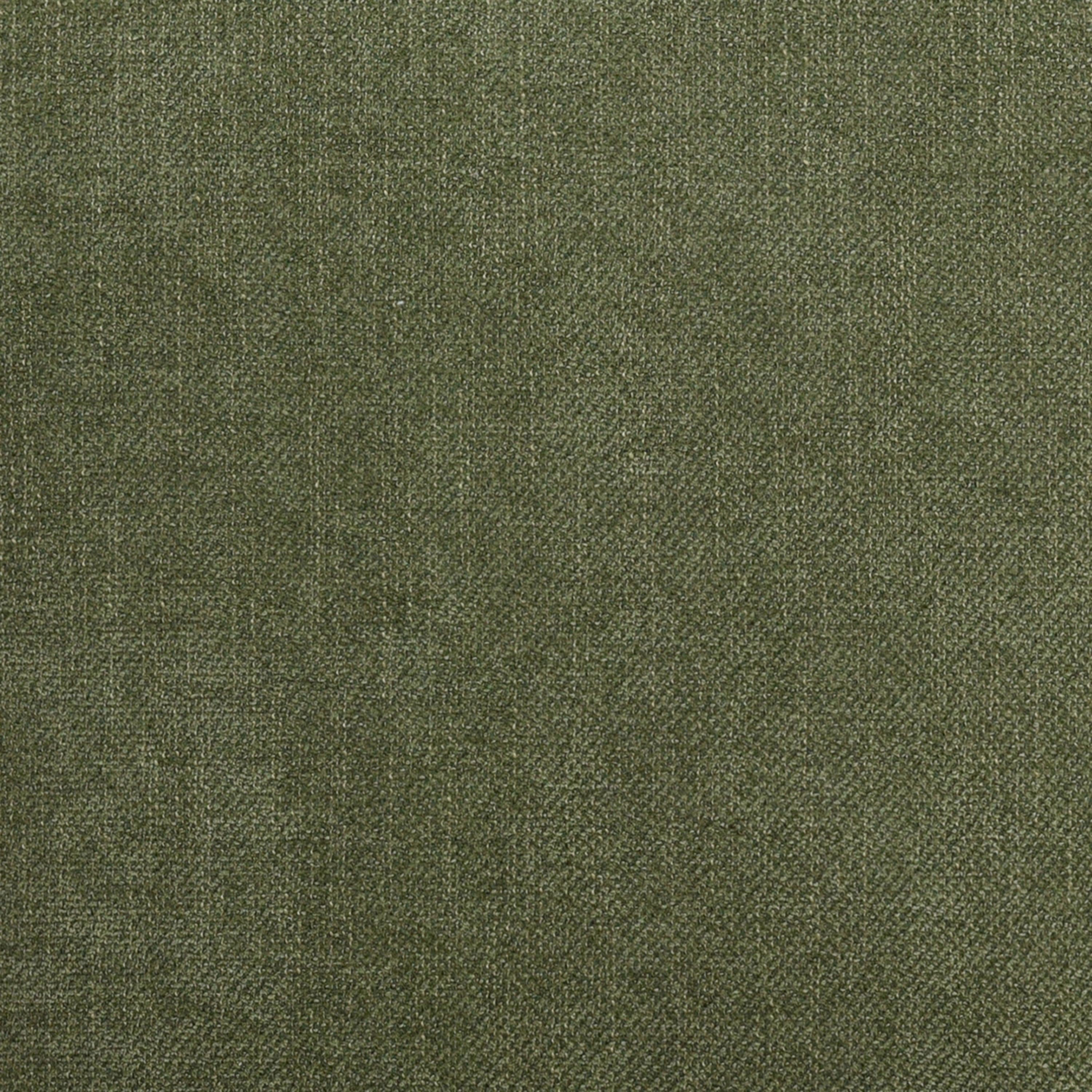 Set of 2 Rubberwood Counter Stools in Dark Brown and Green.