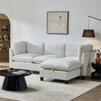 96.5' Sectional Couch with Ottoman for Living Room.
