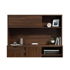 Modern Hutch with Hidden Storage for Home Office.