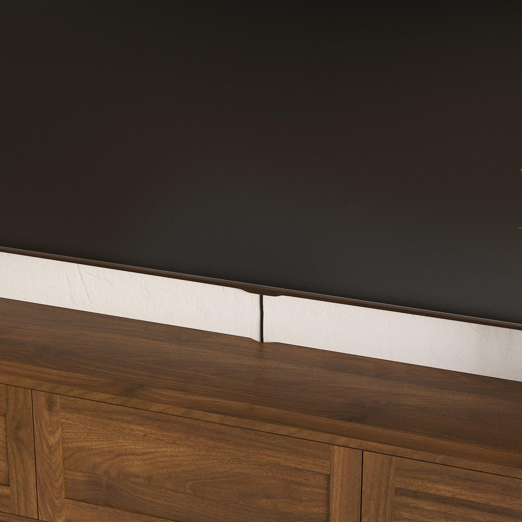 Floating TV Stand with LED Lights for Living Room.