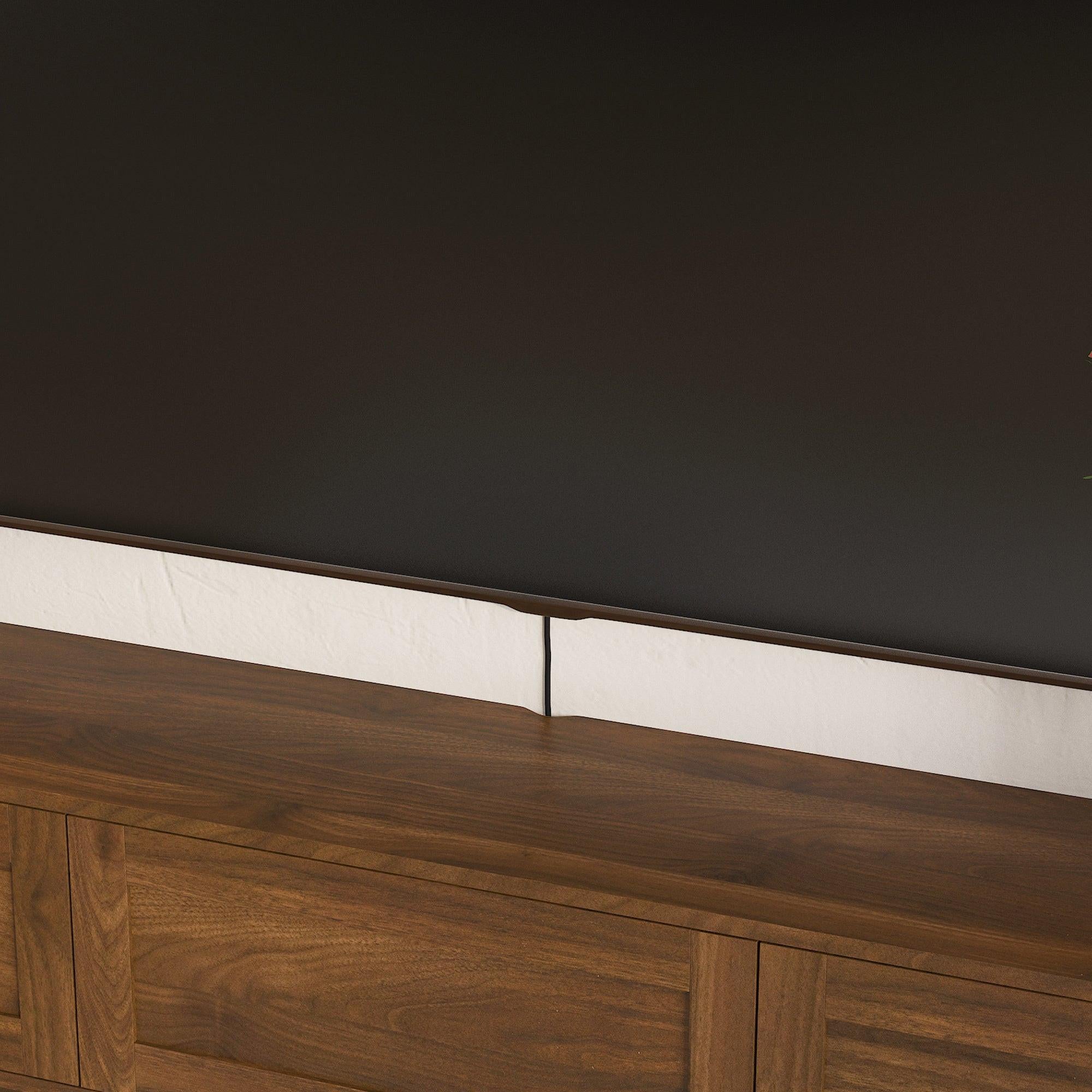 Floating TV Stand with LED Lights for Living Room.