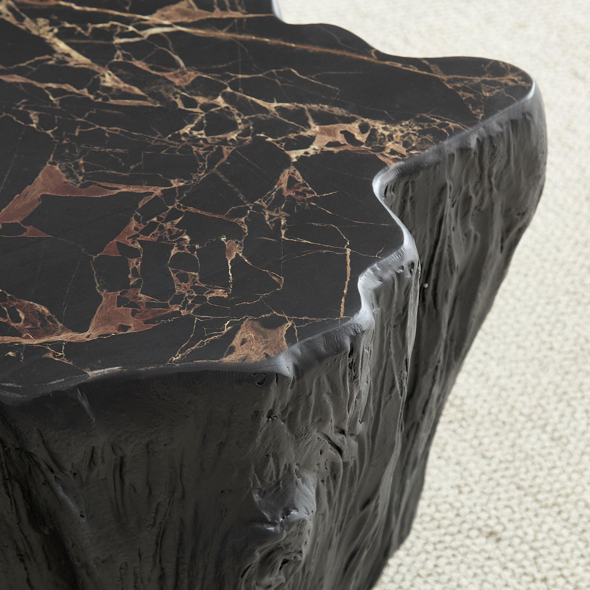 Mid-Century Modern Fiberglass Coffee Table for Living Room.
