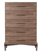 Walnut Finish Chest of Drawers - Tranquility Collection.