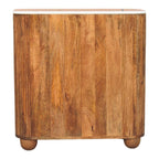 Solid Wood Marble Chest for Bedroom.