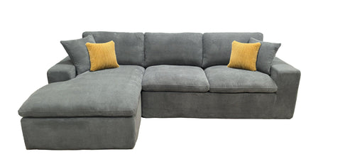 Coffee-Bean Like Full Compressed Sectional Sofa.
