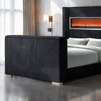 King Size Bed with TV Lift - Contemporary Design & Functionality.