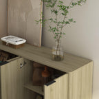 Wood Modern Buffet Cabinet - Elegant Storage Solution.