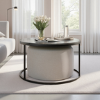 Nest Ease Round Coffee Table Set