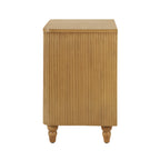 Mid-Century Three Drawer Nightstand for Bedroom and Living Room.