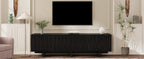 Retro Style Rustic Wood Grain TV Stand for 75' TVs.