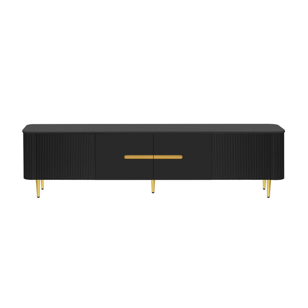 Minimalist TV Stand for 85 Inch TVs - Spacious Media Console.