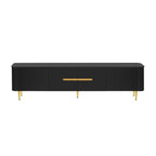 Minimalist TV Stand for 85 Inch TVs - Spacious Media Console.
