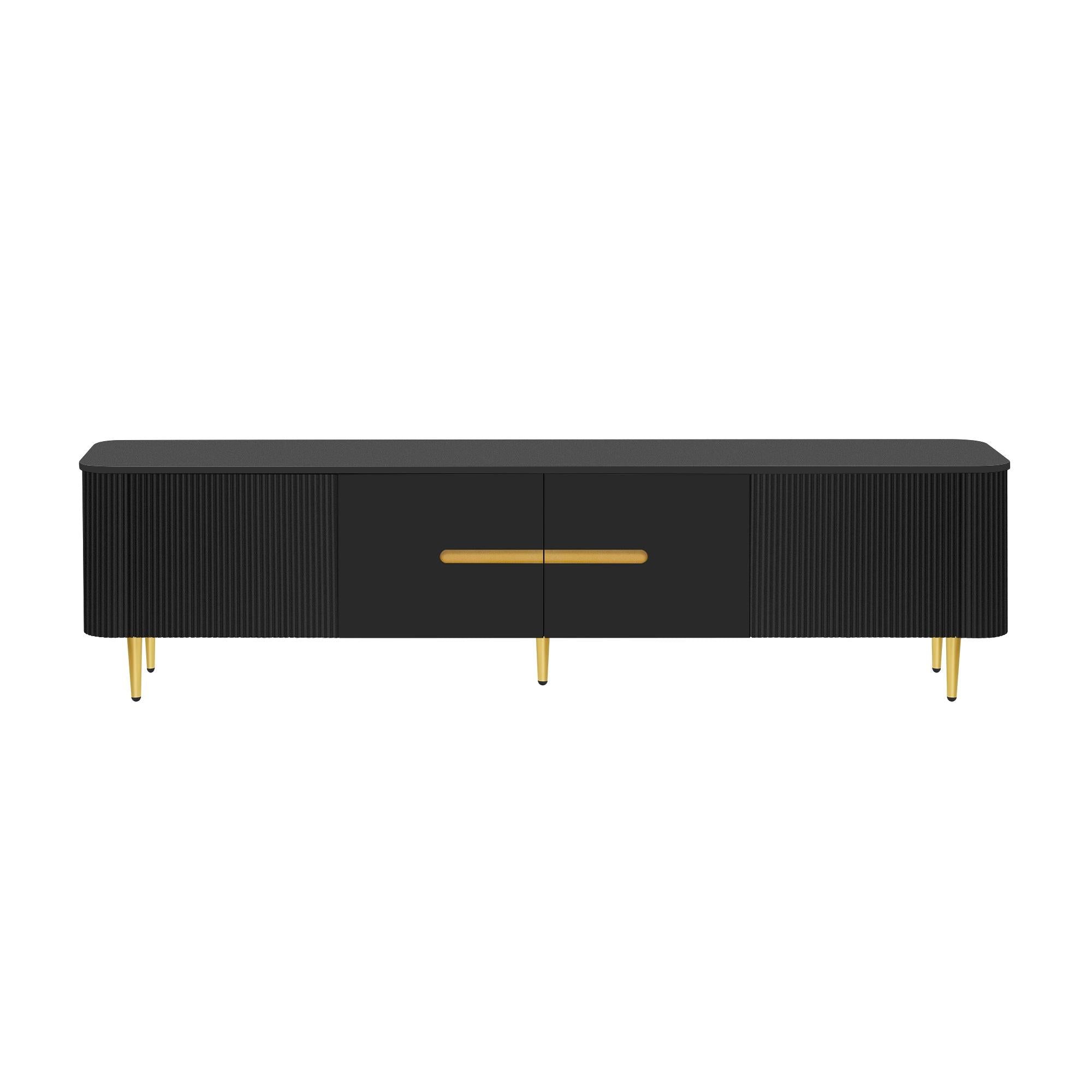 Minimalist TV Stand for 85 Inch TVs - Spacious Media Console.
