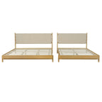 Queen Rubber Wood Bed Frame with Headboard.