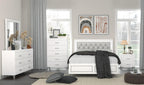 King Size Platform Bed with LED Headboard.