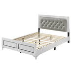 King Size Platform Bed with LED Headboard.