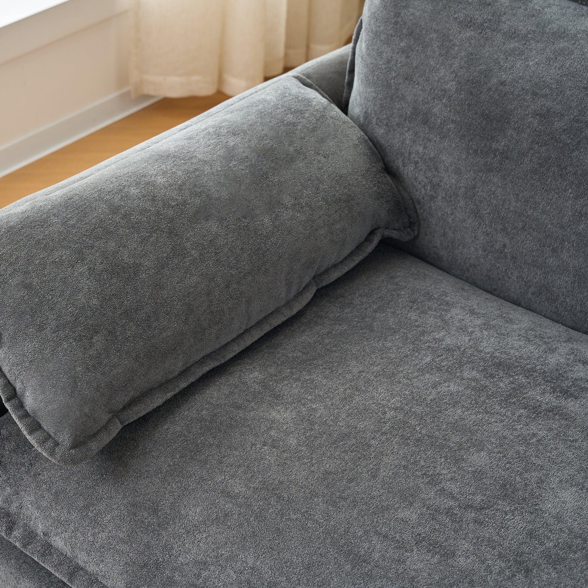 Oversized Deep Seat Modular Sectional Cloud Sofa.