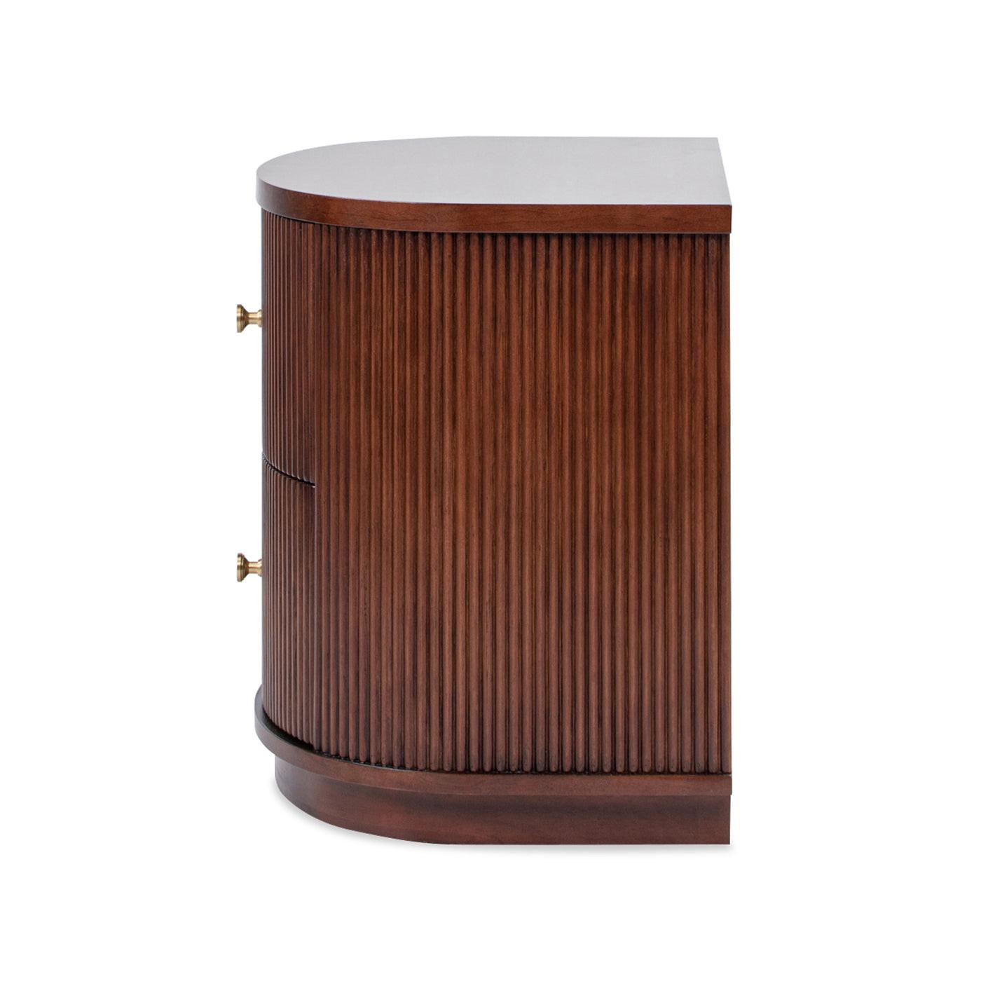 Valentine 24' Beech Wood Storage Side Table.