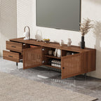 Modern TV Stand for 85 Inch TV with Cable Management.
