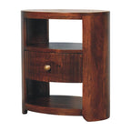 Artisan Solid Wood Bedside Table - Bordeaux Design.